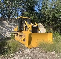 Bulldozer sur chenilles Caterpillar D6G2 d'occasion, modèle d'origine CATERPILLARD6G2, faible nombre d'heures de fonctionnement, forte force de poussée, avec ripper