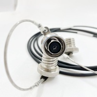 ZLTC D38999 seri standar melingkar konektor Plug serat optik kabel perakitan