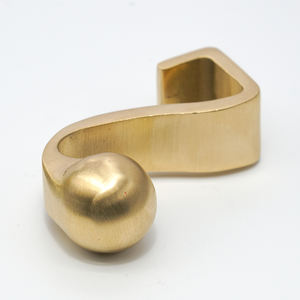 Crochet en laiton H59-1, finition brossée et polie, moulage de précision + usinage - Product Image 3