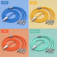 Kabel USB C Pengisian Daya Super Cepat 6A 120W Terbaru 2026, Kabel Data Paduan Seng untuk Samsung