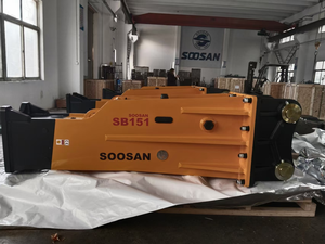 Martillo hidráulico SOOSAN Sb 151 Tipo de caja Adecuado para excavadoras pesadas con peso de portador 40-55 toneladas para trabajos de demolición - Product Image 2