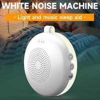 Veilleuse à 6 niveaux avec lumière LED RGB, 12 sons blancs, 3 minuteurs, haut-parleur sans fil, machine à sons pour le sommeil rechargeable 600 mAh