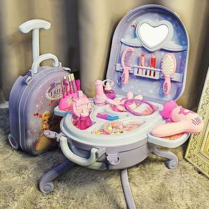 Nouveauté 2024 - Ensemble de maquillage pour enfants, fard à paupières, rouge à lèvres, pinceau, kit pour filles, lavable, cadeaux de luxe, jouet pour filles de 5 ans et plus - Product Image 3