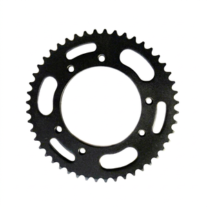 Pignon arrière K Star 48T en acier noir pour Derbi Yamaha DT50R DT50SM Motorhispania RYZ Rieju SMX Malaguti XSM XTM - Product Image 1