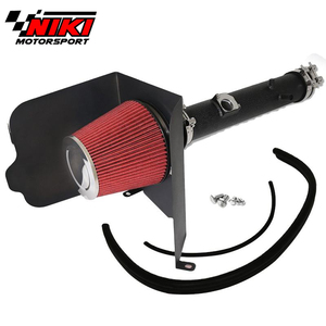 NIKIMOTOR  Tuyau d'admission d'<span class=keywords><strong>air</strong></span> froid en aluminium noir pour voiture pour Toyota   05-11 pour Tacoma 4.0L - Product Image 1