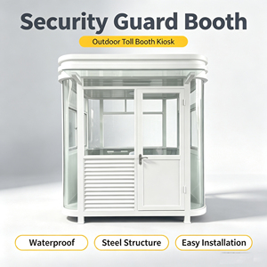 Cabine de sécurité préfabriquée mobile à bas <span class=keywords><strong>prix</strong></span>, <span class=keywords><strong>poste</strong></span> de garde extérieur portable, abri de garde pour parking en stock - Product Image 4