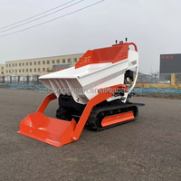 CE/EPA-zertifizierter LOONG SHEEN Selbstladender Mini-Dumper 800kg Raupenlader 0,3m Schaufel 16,8KW EPA-Motor Kostenloser Versand Lader