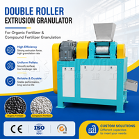 Granulateur à double rouleau, presse à rouleaux, compacteur de poudre sèche pour la fabrication d'engrais composés de potassium