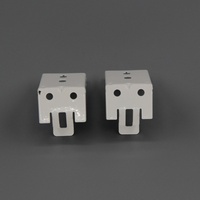 Supports métalliques de bonne qualité pour l'installation de stores zébrés au plafond, accessoires pour rideaux à cassette et supports de tringle à rideau de plafond