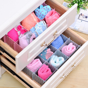 Drawer organizer dividers, freely combinable categorization dividers, plastic underwear and sock grids, drawer <b>storage</b> and - Product Image 1