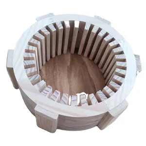 Huashen Wood Industry Co., Ltd. wooden motor winding coil model tooth gear, wooden coil fixed gear