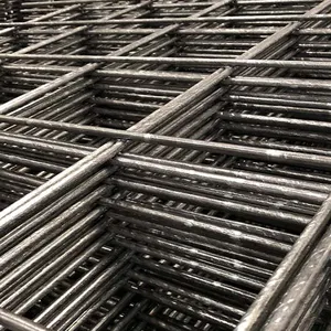 Jaring Rebar baja penguat beton 6mm 8mm 10mm Panel jaring kawat beton lasan bilah bergaris beton bergelombang