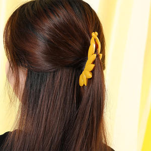 Clip de plátano de plástico de estilo coreano para niños, accesorios para el cabello con forma de cacatúa, Clip Vertical de moda que combina con todo, procesamiento de joyas - Product Image 2