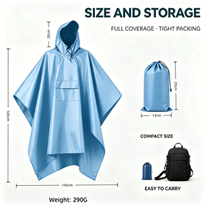 Tenda Multifunzionale Tre-in-Uno per Esterni, Riutilizzabile, Leggera, in Poliestere, per Escursionismo, Alpinismo, Campeggio, Compatta - Product Image 4