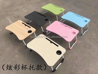 Table d'ordinateur portable pliable et confortable, à hauteur réglable, avec USB, pour bureau d'étude