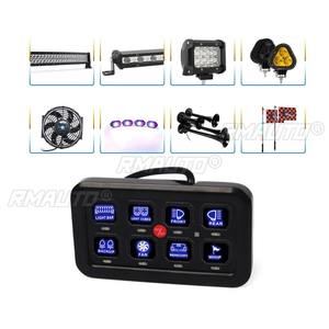 Conjunto de Interruptor de Control de Luces para Jeep Wrangler UTV RV, Modificación de Automóviles, Interruptor de Panel de 6 y 8 Vías - Product Image 6