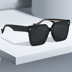 Alta calidad <span class=keywords><strong>BOOM</strong></span> BM9102 polarizado UV400 gafas de sol acetato piernas TR marco grande cuadrado <span class=keywords><strong>3D</strong></span> Metal Logo Unisex - Product Image 2
