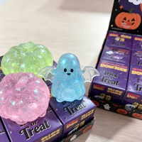 Jouet Squishy Halloween en Maltose, Fantôme, Citrouille, Chauve-souris, Jouet Anti-stress à Rebond Lent, Cadeau de Fête
