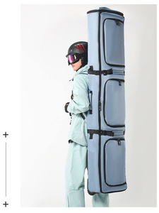 Sac <span class=keywords><strong>de</strong></span> <span class=keywords><strong>ski</strong></span> grande capacité pour hommes et femmes avec roues, séparation sec-humide, séchage rapide, réglable pour snowboard et <span class=keywords><strong>chaussures</strong></span> - Product Image 3