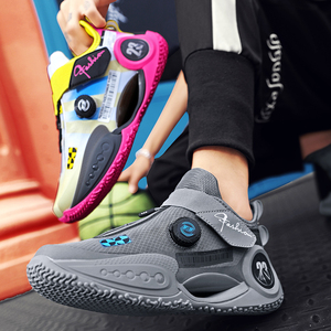 <span class=keywords><strong>Scarpe</strong></span> da <span class=keywords><strong>basket</strong></span> antiscivolo antiscivolo da <span class=keywords><strong>basket</strong></span> per studenti pratico piatto in carbonio stile da passeggio con lacci rotanti - Product Image 4
