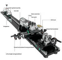Baru RC-7075 Manual bubut Snooker kolam renang Cue perbaikan mesin untuk biliar kolam renang Cue Snooker Lokakarya Model