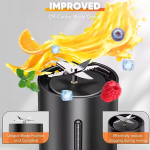 Mini licuadora de mano portátil de 450Ml de fábrica de alta calidad, exprimidor eléctrico con batería para batidos, uso RV, alimentación USB - Product Image 4