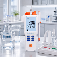 BIOSTELLAR PH110B pH-mètre portable rechargeable pour les tests en laboratoire et sur le terrain avec reconnaissance de tampon NIST et MTC