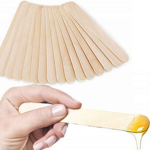 Spatules en bois <span class=keywords><strong>pour</strong></span> les bâtons de <span class=keywords><strong>cire</strong></span> d'épilation Épilation Spatules en bois Épilation des sourcils en bois Épilation à la <span class=keywords><strong>cire</strong></span> Bâton de cheveux - Product Image 6