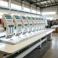 Machine à broder commerciale informatisée de précision pour casquettes, idéale pour la broderie de logos