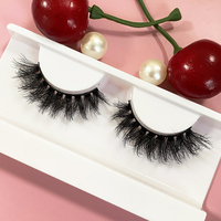 Faux cils à bande transparente 3D en vison synthétique, personnalisables avec logo, vente en gros, cils super volumineux, fournisseur