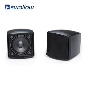 100V 8 10W 3-Zoll-Treiber Wandmontierter PA Mini-Lautsprecher mit Drehbarer Halterung für Kommerzielles Audio Schwarz Weiß - Product Image 5