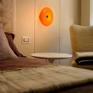 Creative Modern Donut-Shaped ABS <b>Table</b> Lamp <b>Wall</b>-<b>Mounted</b> Touch Control Rechargeable 5V Three Color Temperatures Decorative - Product Image 4