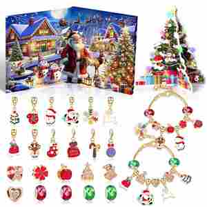 2025 Wholesale DIY Jewelry Kit Beads Charm Bracelet Supplies New Year Fashion Accessories Christmas <b>Blind</b> Boxes - Product Image 1