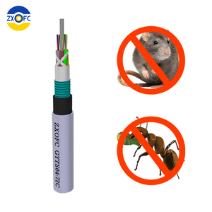 Ngoài trời 24-Core sợi cáp quang với 8 Strand Conductor gyts04 Nylon áo khoác ngoài Ant-rodent Armor 1km giá - Product Image 2