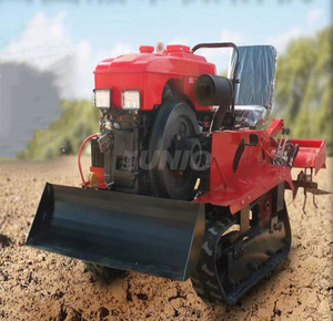 Micro-motoculteur rotatif à chenilles en promotion, 25 CV, pour travaux de drainage et d'irrigation, 35 CV, pour vergers - Product Image 4