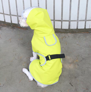 <span class=keywords><strong>Manteau</strong></span> <span class=keywords><strong>de</strong></span> <span class=keywords><strong>pluie</strong></span> <span class=keywords><strong>pour</strong></span> chien avec capuche, logo personnalisé, classique, simple, en PU imperméable, <span class=keywords><strong>pour</strong></span> Dachshund, <span class=keywords><strong>Whippet</strong></span>, gris, toutes saisons - Product Image 3