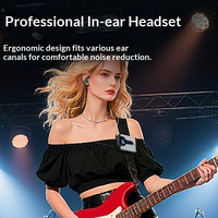 Système de monitoring intra-auriculaire sans fil BHA JT-1, système en temps réel, diffusion en direct, performance sur scène, répétition de groupe, écouteurs avec prise XLR