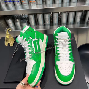 Zapatillas de Baloncesto Antideslizantes de Caña Alta para Hombre, de Cuero Genuino y PU, con Cordones, para Caminar y Senderismo, con Suela de Goma Engrosada, Estilo Deportivo Amiris - Product Image 1