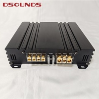 Amplificateur de voiture miniature 600Wrms, amplificateur de voiture de classe D avec télécommande et haute efficacité pour l'audio de voiture, pour haut-parleur de subwoofer de voiture