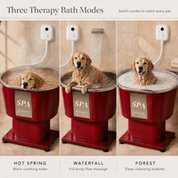 Machine de spa murale pour animaux ALFAPET AP-500D, machine de bain pour animaux, machine de spa d'hydrothérapie, massage à bulles d'air pour le toilettage des animaux