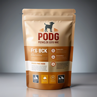 Sac d'étanchéité à fond renforcé pour aliments pour animaux de compagnie et alimentation animale Zip refermable Conception étanche Sacs debout étanches pour gâteaux