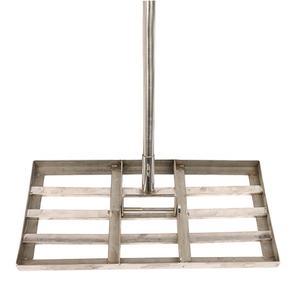 Nivellement de gravier de pelouse Outil de nivellement de sable de terrain de golf Niveleur de terrain de golf en acier inoxydable pour nivellement de cour de golf - Product Image 5