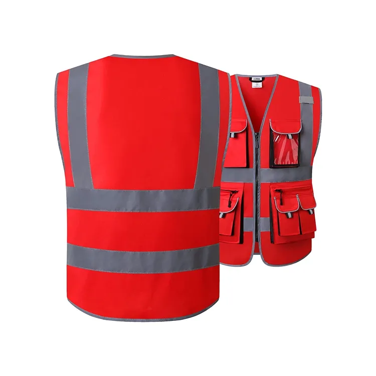 Good Quality Machine Waterproof Reflective Safety Mesh Breathable Vest