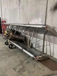 Décorations d'<span class=keywords><strong>avion</strong></span> en métal personnalisées, style steampunk, <span class=keywords><strong>avion</strong></span> <span class=keywords><strong>vintage</strong></span>, artisanat en métal, <span class=keywords><strong>décoration</strong></span> rustique grandeur nature pour bar, club - Product Image 6