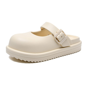 EVA Injection Platform Sandals Thick Sole Closed Toe Mary Jane Summer <b>Beach</b> <b>Shoes</b> - Product Image 5