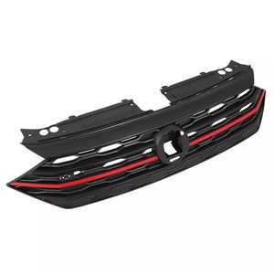 Volkswagen Honeycomb <b>Mesh</b> <b>Grille</b> <b>For</b> 2019 Jetta Sagitar Front Bumper ABS Plastic Upgrade Part - Product Image 1