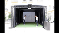 Tente de golf gonflable géante hermétique pour le jeu de golf