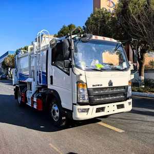 Prix de vente direct usine : véhicule de transport de 9 mètres cubes pour l'élimination des déchets de cuisine et de salle à manger, camion poubelle. - Product Image 4