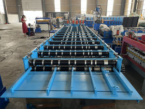 0,3-0,8mm de espesor Techo de acero galvanizado Borde que hace la máquina Borde de goteo Máquina formadora de rollos <span class=keywords><strong>Precio</strong></span> - Product Image 4