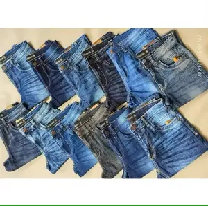 wholesale Women and Men Denim Jeans Pants High Quality Stock Low Price Lot Super apparel stock